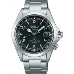 Seiko Prospex Land Ανδρικό Ρολόι Αυτόματο με Ασημί Καουτσούκ Λουράκι SPB505J1