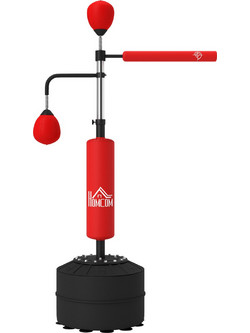 HOMCOM A91-120V00 Σάκος Μποξ Ταχύτητας Δαπέδου 230cm Κόκκινος