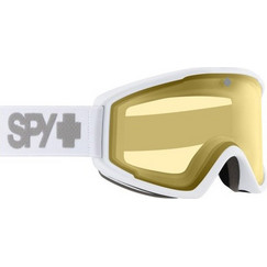 SPY Crusher Elite Eco Μάσκα Σκι & Snowboard Ενηλίκων Λευκή με Φιμέ Φακό Κίτρινο