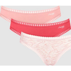 Sloggi Go Crush Mini Βαμβακερά Γυναικεία Slip 3Pack 10219685-M005