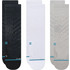 Stance Ανδρικές Κάλτσες Ψηλές Μαύρες Λευκές Γκρι 3Pack A448A23FLX-MUL