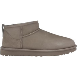 UGG Classic Ultra Mini Γυναικεία Μποτάκια Suede Χακί με Γούνα 1116109-CRBO