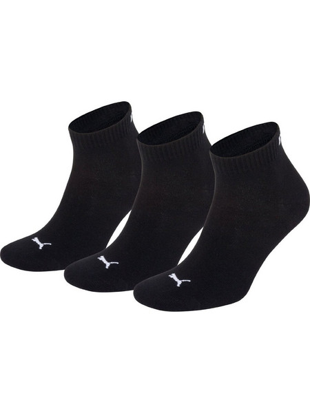 Puma Ανδρικές Κάλτσες Κοντές Μαύρες 3Pack 906807-200