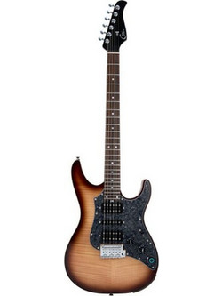 Mooer GTRS Soloist 810 Ηλεκτρική Κιθάρα ST Style με Μαγνήτες HSH & Ταστιέρα Rosewood Brown Burst