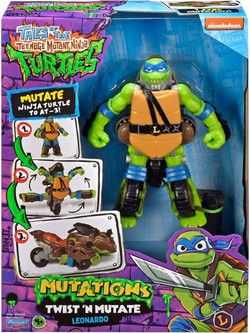 Playmates Toys Teenage Mutant Ninja Turtles Twist 'N Mutate Leonardo Φιγούρα Δράσης για 4+ Ετών