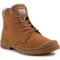Palladium sp20 Cuff Ανδρικά Μποτάκια Δερμάτινα Ταμπά Αδιάβροχα με Γούνα 79067-257