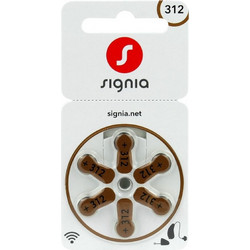 Signia PR41 312 6τμχ
