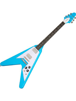 Epiphone 70s Ηλεκτρική Κιθάρα V Style με Μαγνήτες HH & Ταστιέρα Ebony Maui Blue