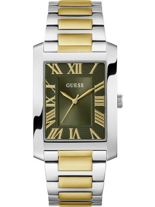 Guess Clyde Ανδρικό Ρολόι με Χρυσό Μεταλλικό Μπρασελέ GW0896G3