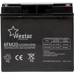 Westar 6FM20 Μπαταρία Vrla 12V 20Ah
