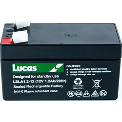 Lucas LSLA1.2-12 Μπαταρία Vrla 12V 1.2Ah