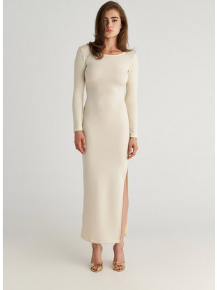 Sugarfree Maxi Βραδινό Φόρεμα Εκρού 25834214-306