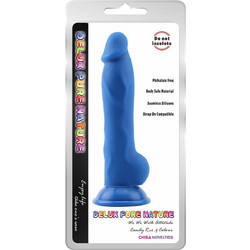 CalExotics Rick Ρεαλιστικό Dildo με Βεντούζα & Όρχεις 22.7cm Μπλε