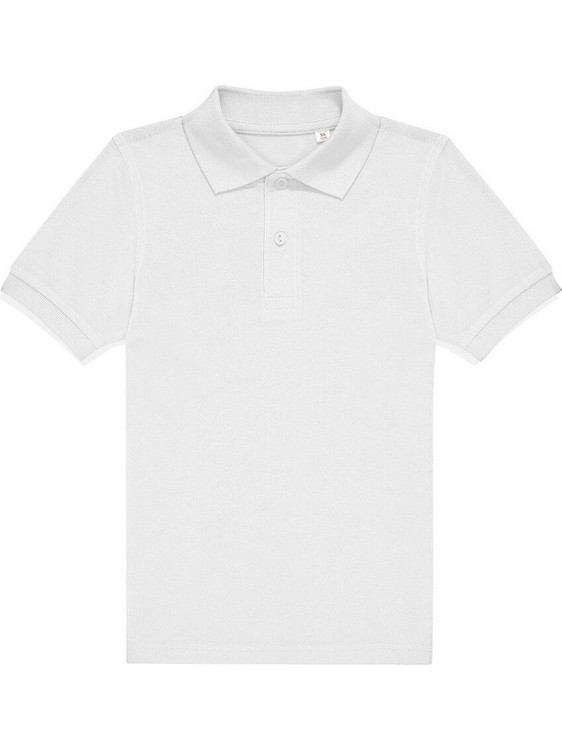 B&C Collection Παιδικό Polo Κοντομάνικο Λευκό 50542000