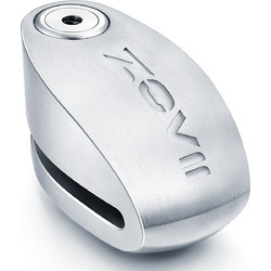 ZOVII ZD15S Κλειδαριά Δισκόφρενου Μηχανής 14mm με Συναγερμό Ασημί