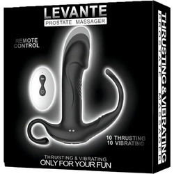 Kinksters Levante Πρωκτική Σφήνα Ασύρματη με Δόνηση 8cm Μαύρη