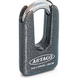 Artago 69T/B Textura Κλειδαριά Δισκόφρενου Μηχανής 1mm Γκρι