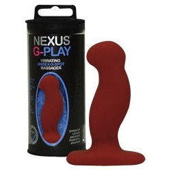 Nexus G-Play Small Πρωκτική Σφήνα Ασύρματη με Δόνηση Κόκκινη