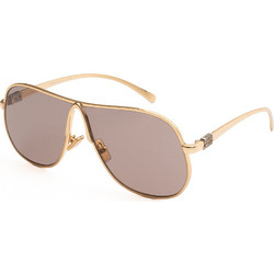 Miu Miu MUA56S 5AK20I Ανδρικά Γυαλιά Ηλίου Aviator Μεταλλικά Χρυσά με Καφέ Φακό