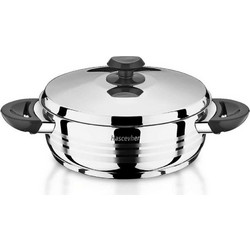 Isfa Metal Diana Κατσαρόλα Ημιχύτρα Ανοξείδωτη 28cm