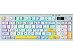 Onikuma G80 Ασύρματο Gaming Πληκτρολόγιο RGB Light Blue