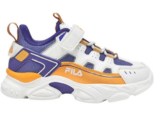 Fila Memory Spinel 3 Παιδικά Sneakers Μωβ Πορτοκαλί Λευκά 3YF33002-815