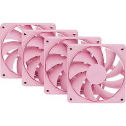 Hyte FA12 Case Fan 120mm με Σύνδεση 4-Pin PWM 4τμχ Strawberry Milk