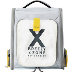 PETKIT Breezy xZone Σακίδιο Πλάτης Μεταφοράς Γάτας Γκρι 35x27x43cm