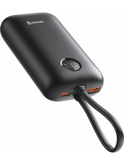 Swissten Voltbox 10000 Power Bank 10000mAh 35W με Θύρα USB-A & Θύρα USB-C Power Delivery Black
