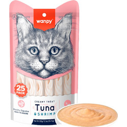 Wanpy Creamy Treat with Tuna & Shrimps 350gr
