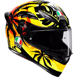 AGV K1 S Tropicrush Black Orange Κράνος Μηχανής Full Face 1500gr