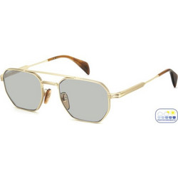David Beckham DB1229/S T5U/8J Ανδρικά Γυαλιά Ηλίου Aviator Μεταλλικά Χρυσά με Γκρι Φακό