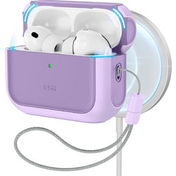 ESR Orbit Halolock MagSafe Θήκη PC με Γάντζο για Apple AirPods Pro 3 Μωβ