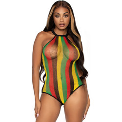 Leg Avenue Sexy Κορμάκι Slip Διχτυωτό Πολύχρωμο 714718542232