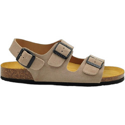 Plakton Γυναικεία Σανδάλια Suede Ανατομικά Εκρού 186396