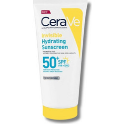 CeraVe Invisible Hydrating Αντηλιακό Γαλάκτωμα Προσώπου & Σώματος SPF50+ 75ml