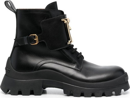 Dsquared2 Γυναικεία Αρβυλάκια Δερμάτινα Μαύρα W22ABW014001500001-2124