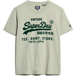 Superdry Classic VL Γυναικείο Αθλητικό T-Shirt Πράσινο Mint W1011516A-VCH