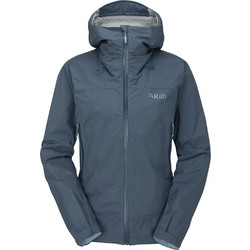 Rab Γυναικείο Μπουφάν Χειμωνιάτικο Softshell Μακρύ Αδιάβροχο Ανθρακί QWG-79-ORB-14