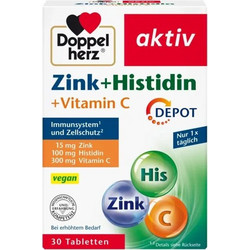 Doppelherz Zinc Histidin & Vitamin C 30 Ταμπλέτες