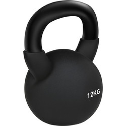 HOMCOM A91-241V02BK Kettlebell Πλαστικοποιημένο 12kg