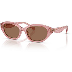Tory Burch TY7232U 202173 Γυναικεία Γυαλιά Ηλίου Cat Eye Κοκάλινα Ροζ με Καφέ Φακό