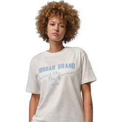 Jordan Brooklyn Graphic Γυναικείο Αθλητικό T-Shirt Εκρού IF0809-133