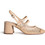 Corina Γόβες Slingback με Χοντρό Χαμηλό Τακούνι Μπεζ M6260