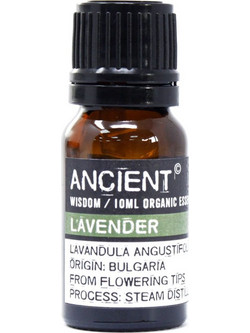 Ancient Wisdom Βιολογικό Αιθέριο Έλαιο Λεβάντα 10ml