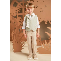 Baby Bloom Βαπτιστικό Κοστούμι με Παντελόνι Πουκάμισο & Γιλέκο 6τμχ 126-39