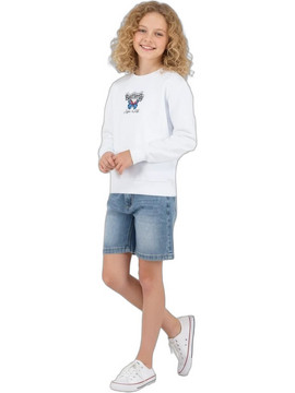 Joyce Παιδικό T-Shirt Μακρυμάνικο Λευκό 2613502