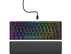 Hama uRage Exodus 760 Μηχανικό Gaming Πληκτρολόγιο 65% με Custom Red Διακόπτες RGB Black