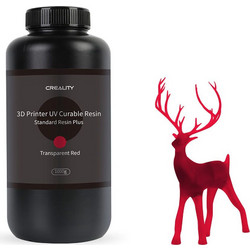 Creality Standard Ρητίνη 3D Printer Transparent Red 1kg