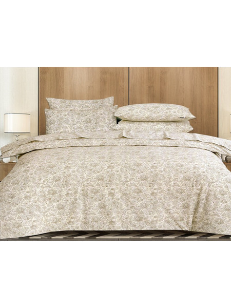 Γαρύφαλλο Σετ Σεντόνια King Size Βαμβακερά 230x260 Reactive One Color Ecru Elegance